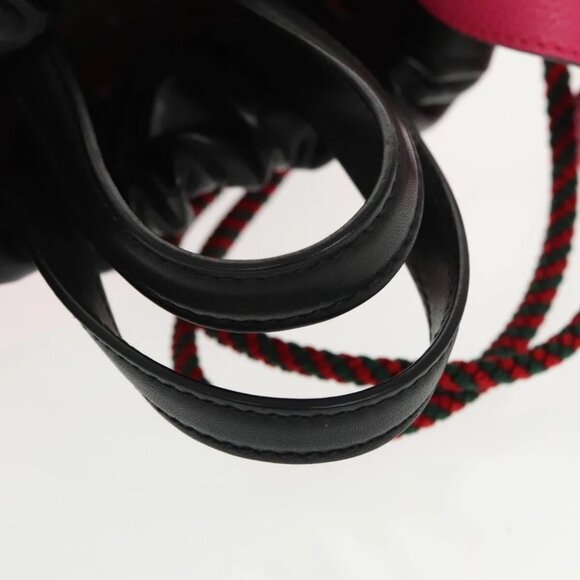 GUCCI Backpack Leather Pink 523586 Auth 95840V - Picture 8 of 15